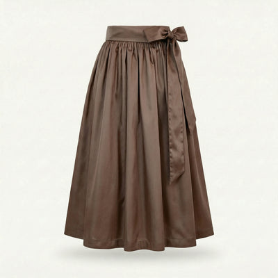 Dirndlschürze Toffee - Baumwollsatin