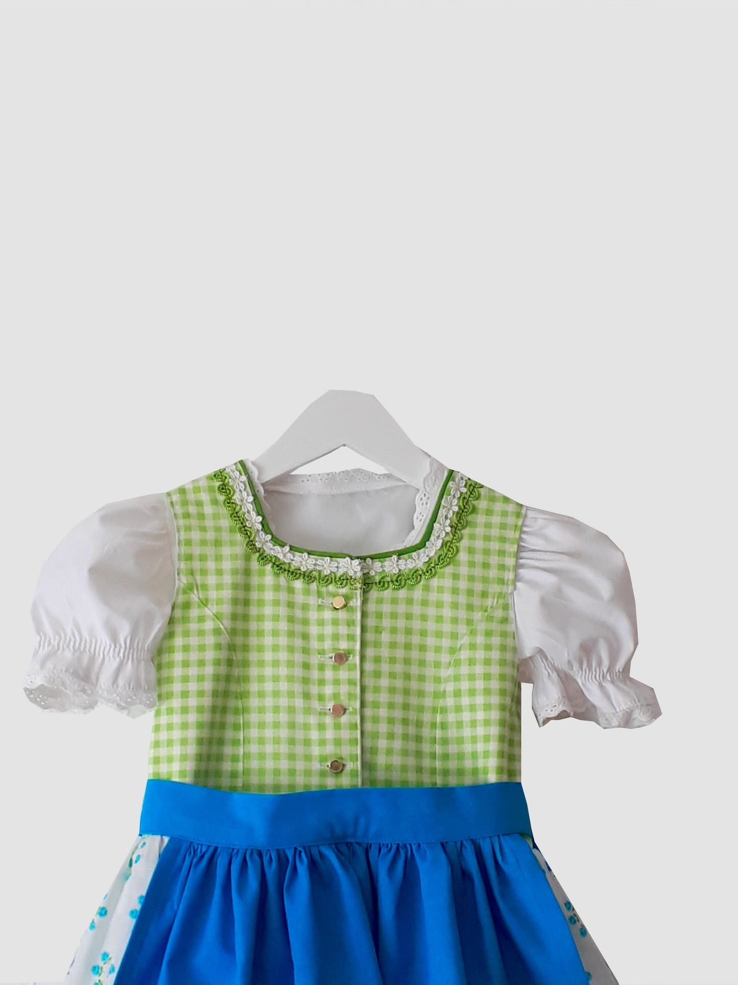 "Sissi" girls dirndl green turquoise 98/104