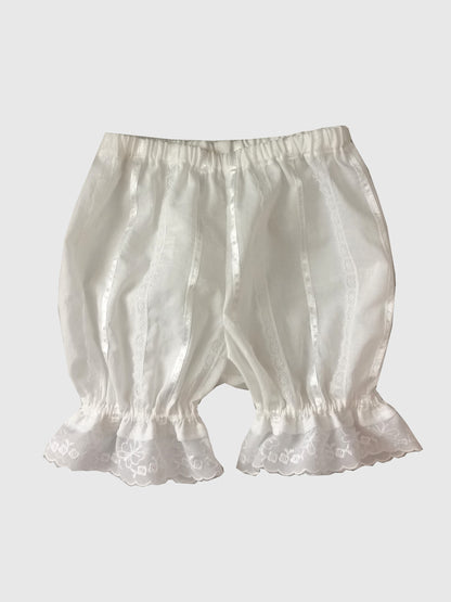 Baby child traditional underpants / bloomers with lace